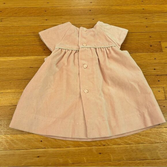 Zara light pink velour velvet dress and diaper cover NWT - Picture 3 of 6
